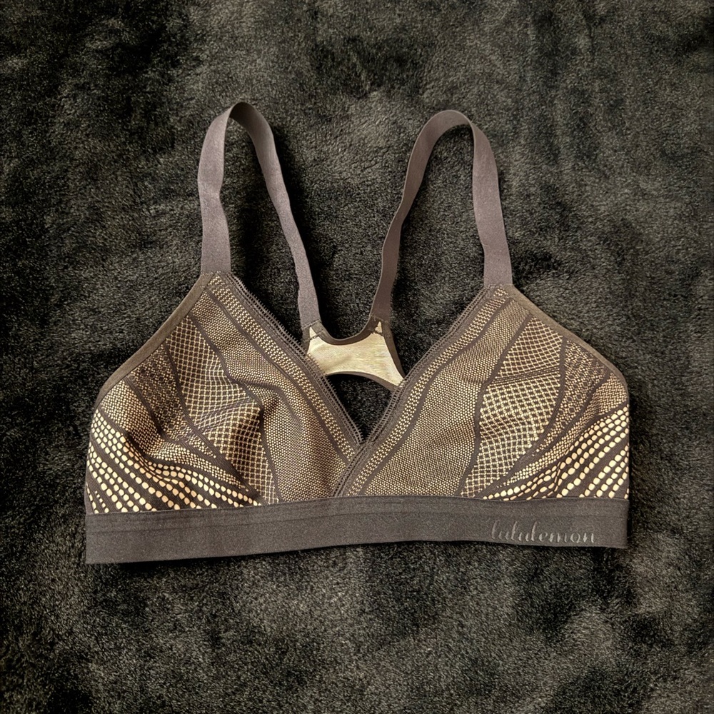 Lululemon Black Awake To Lace Bra